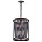 Cwi Lighting Parsh 8 Light Drum Shade Chandelier With Pewter Finish 9954P16-8-101 - alternate 1